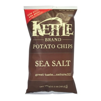 Kettle Sea Salt Potato Chips - 5oz Bag