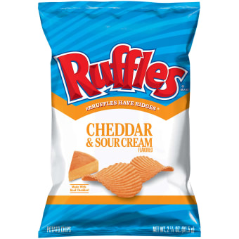 Ruffles Cheddar & Sour Cream - 2.88oz Bag