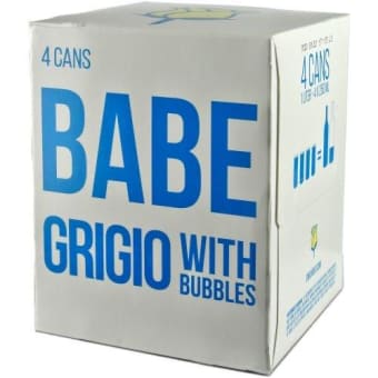 Babe Grigio with Bubbles - 4 cans / 250mL