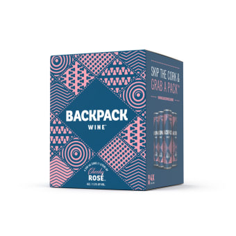 Backpack Wine Cheeky Rose - 4 cans / 250mL