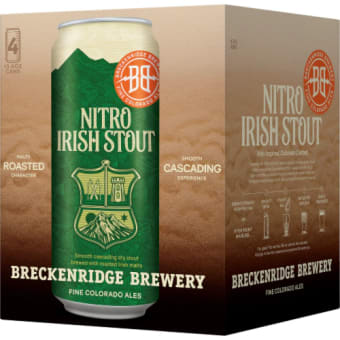 Breckenridge Brewery Nitro Irish Stout - 4 cans / 16oz