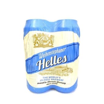 Weihenstephaner Helles Lager - 4 Cans/ 16oz