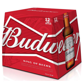 Budweiser - 12 bottles / 12oz