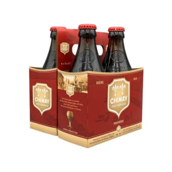 Chimay Premiere Ale - 4 bottles / 11.2oz