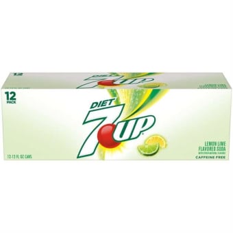 Diet 7 Up - 12 cans / 12oz