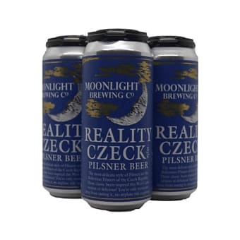 Moonlight Reality Czeck Pilsner - 4 cans / 16oz
