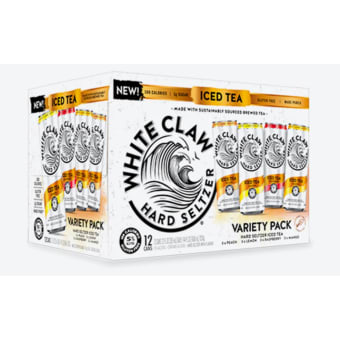 White Claw Hard Seltzer Iced Tea Variety Pack - 12 Cans/ 12oz