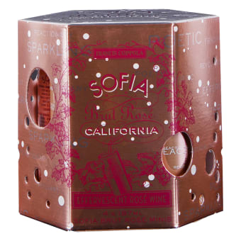 Francis Coppola Sofia Brut Rose - 4 cans / 187mL