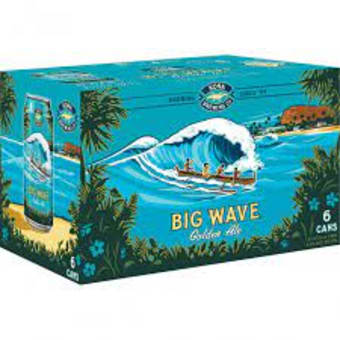 Kona Big Wave Golden Ale - 6 cans / 12oz