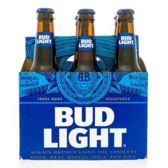 Bud Light - 6x 12oz Bottles