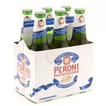 Peroni Nastro Azzurro - 6 bottles / 11.2oz