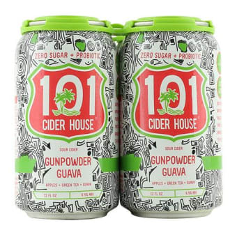 101 Cider House Gunpowder Guava Cider - 4 cans / 12oz