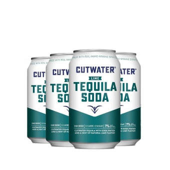 Cutwater Lime Tequila Soda - 4 cans / 12oz