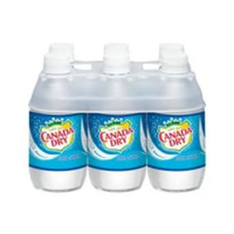 Canada Dry Club Soda - 6x 10oz Bottle