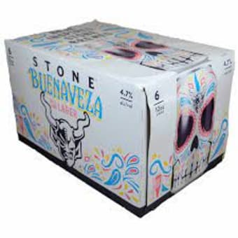 Stone Buenaveza Salt & Lime Lager - 6 cans / 12oz