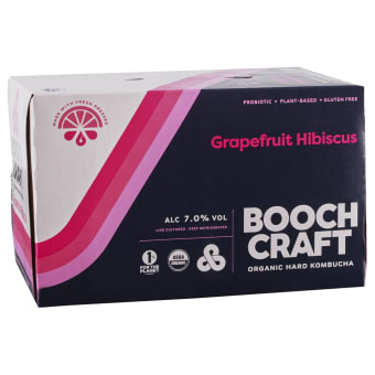 Boochcraft Grapefruit Hibiscus - 6 cans / 12oz