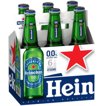 Heineken Non-Alcoholic - 6 bottles / 12oz