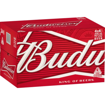 Budweiser - 24 bottles / 12oz