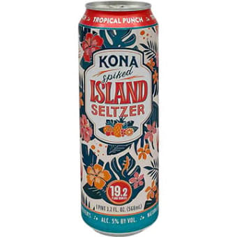 Kona Spiked Island Seltzer Tropical Punch - 1 can / 19.2oz