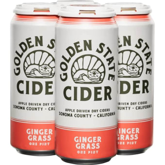 Golden State Gingergrass Cider - 4 bottles / 16oz