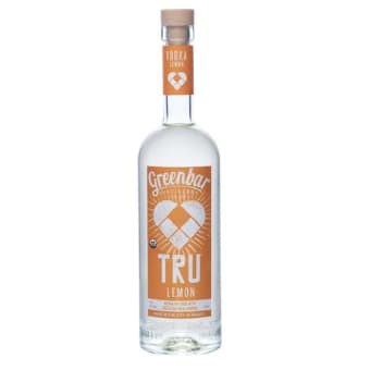 Tru Lemon Vodka from Greenbar Distillery - 750mL