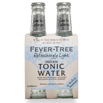 Fever-Tree Refreshingly Light Indian Tonic Water - 4 bottles / 200mL