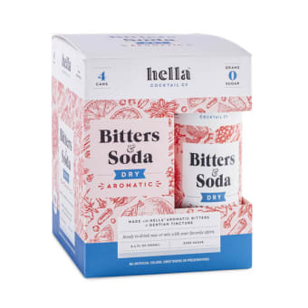 Bitters & Soda Dry Aromatic - 4 cans / 8.4oz