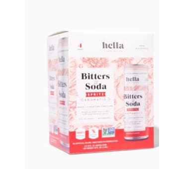 Bitters & Soda Spritz Aromatic - 4 cans / 8.4oz