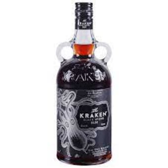 The Kraken Black Spiced Rum 70 Proof - 750mL