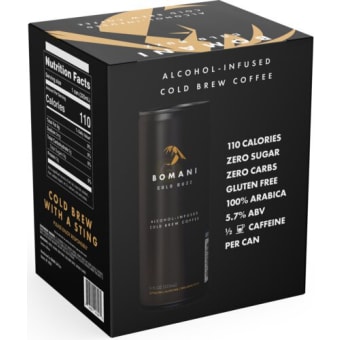 Bomani Cold Buzz - 4 cans / 16oz