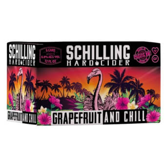 Schilling Grapefruit & Chill Cider - 6 cans / 12oz