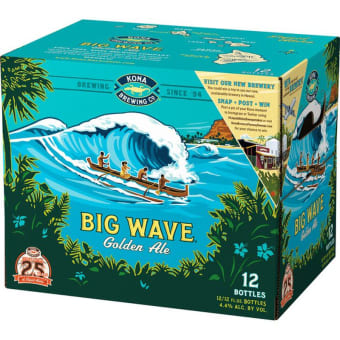 Kona Big Wave Golden Ale - 12 bottles / 12oz