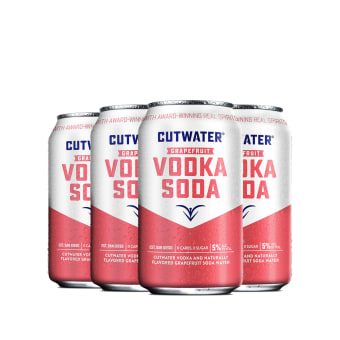 Cutwater Grapefruit Vodka Soda - 4 cans / 12oz