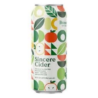 Sincere Cider Bonafide Dry Apple Cider - 1 can / 16oz