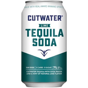 Cutwater Lime Tequila Soda - 1 can / 12oz