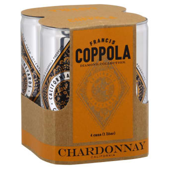 Francis Coppola Diamond Collection Chardonnay - 4 cans / 250mL