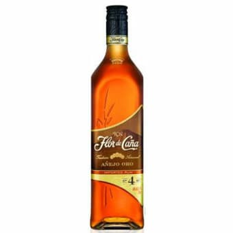 Flor de Cana 4 Years Old Gold Rum Anejo Oro - 750mL