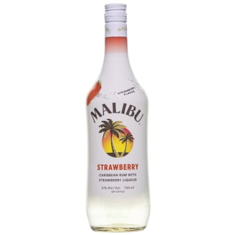 Malibu Strawberry Rum Barbados - 750mL