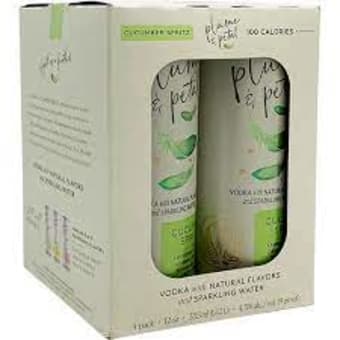 Plume & Petal Cucumber Spritz - 4 cans / 12oz