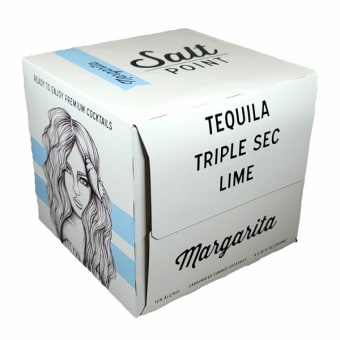 Salt Point Margarita Canned Cocktail - 4 cans / 12oz