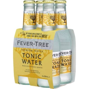 Fever-Tree Premium Indian Tonic Water - 4 bottles / 200mL