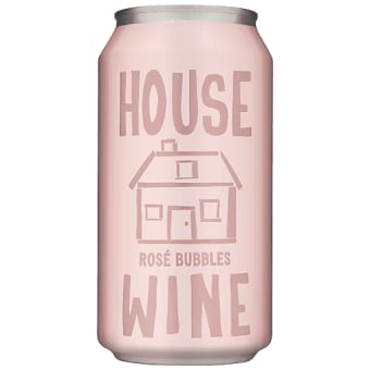 House Wine Rosé Bubbles - 375ml Can