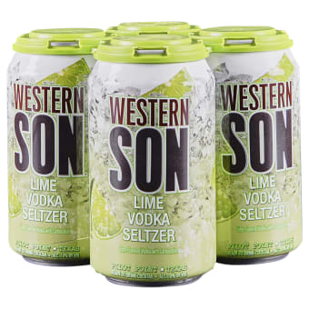 Western Son Lime Vodka Seltzer - 4 Cans/ 12oz