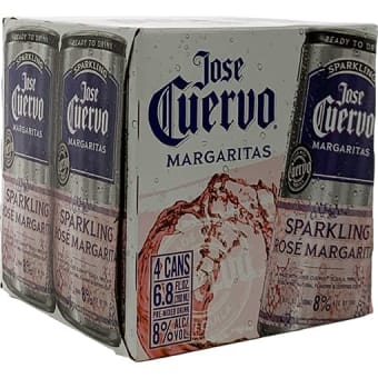 Jose Cuervo Sparkling Rosé Margarita - 4x 200ml Cans