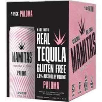 Mamitas Paloma Tequila & Soda - 4 cans / 12oz