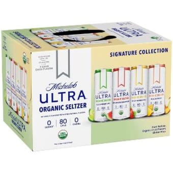 Michelob Ultra Organic Seltzer Signature Collection - 12 cans / 12oz