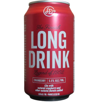 Long Drink Cranberry Soda - 1 can / 12oz