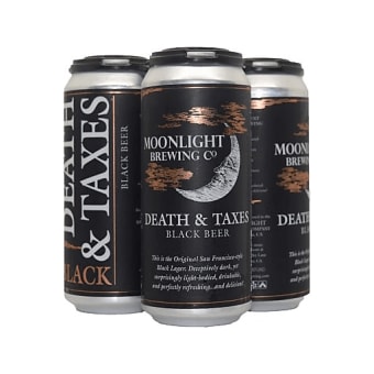 Moonlight Death and Taxes Black Beer - 4 cans / 16oz