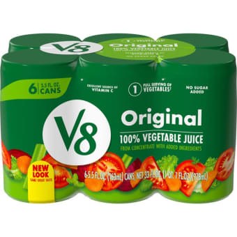V8 Vegetable Juice - 6 cans/ 5.5oz