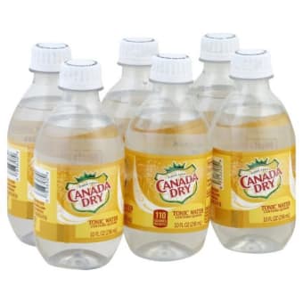 Canada Dry Tonic Water - 6x 10oz Bottles